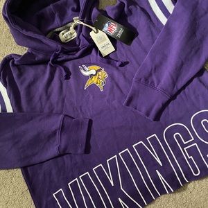 *BRAND NEW* Cropped Tailgate Vikings Hoodie